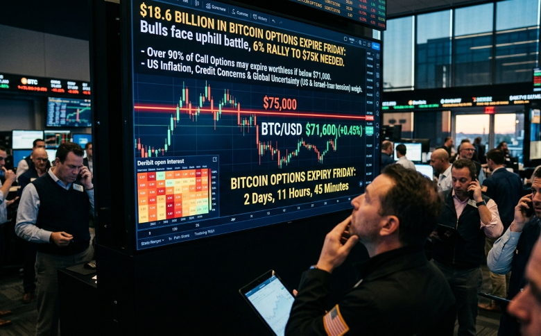 Kedaluwarsa Opsi Bitcoin Senilai $18,6 Miliar: Sanggupkah BTC Menembus $75.000?