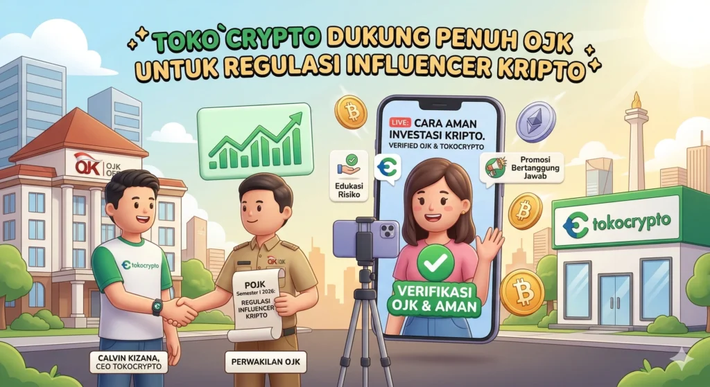 Alasan Utama Tokocrypto Sambut Positif Aturan Baru OJK Soal Influencer Kripto