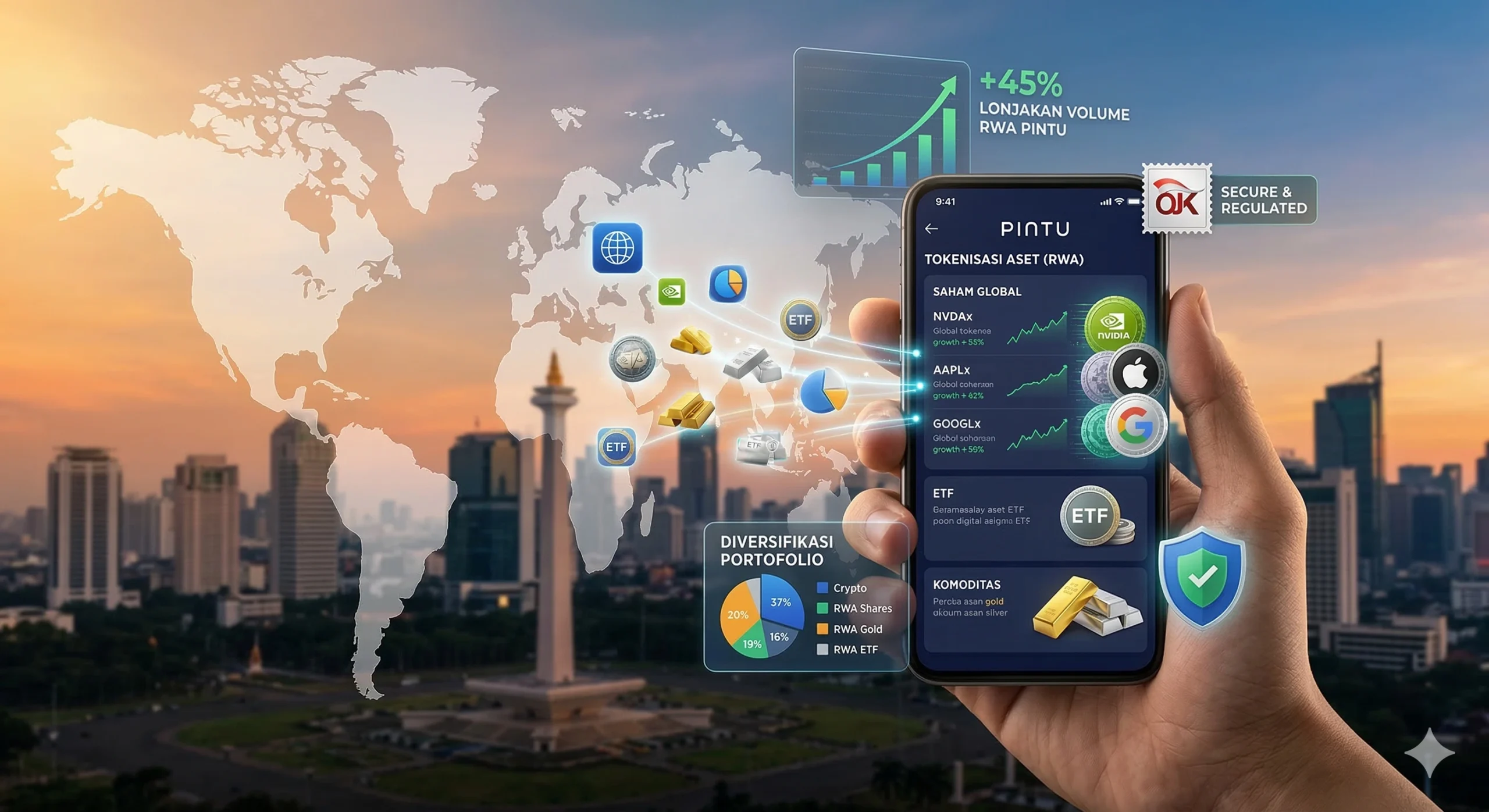 Tren Investor Kripto Mulai Diversifikasi, PINTU Tambah 30 Produk Tokenisasi Aset