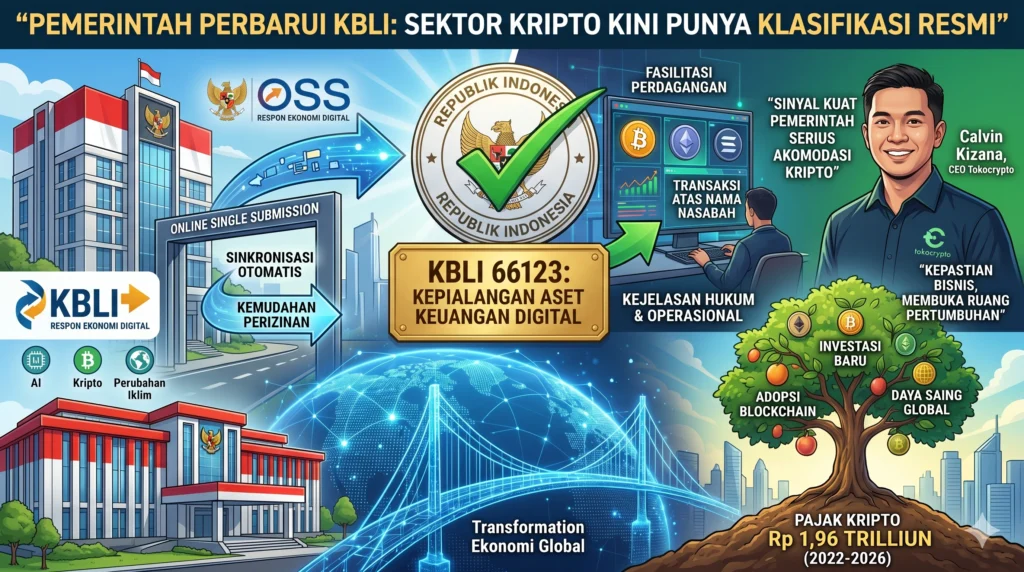 Pemerintah Perbarui KBLI, Sektor Kripto Kini Miliki Klasifikasi Usaha Resmi