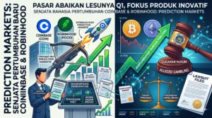 Pasar Prediksi Jadi Senjata Baru untuk Mendorong Pertumbuhan Coinbase dan Robinhood