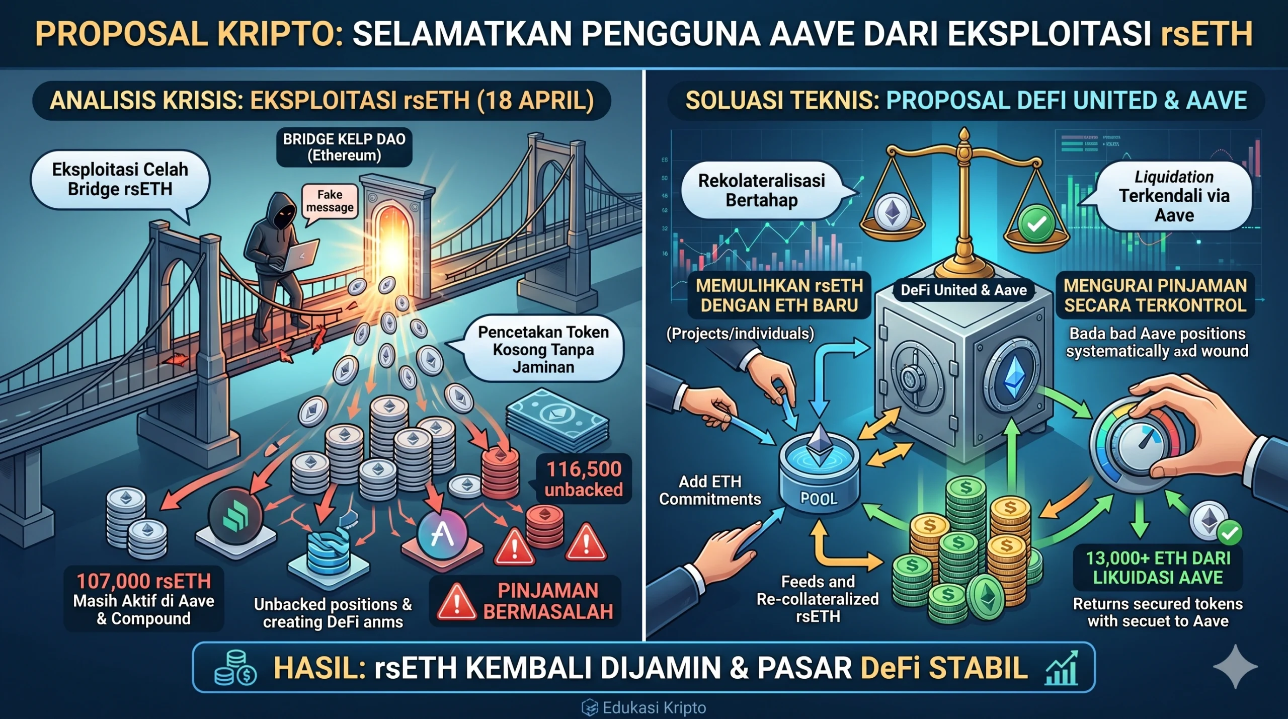 Membedah Proposal Penyelamatan DeFi United atas Eksploitasi Token rsETH