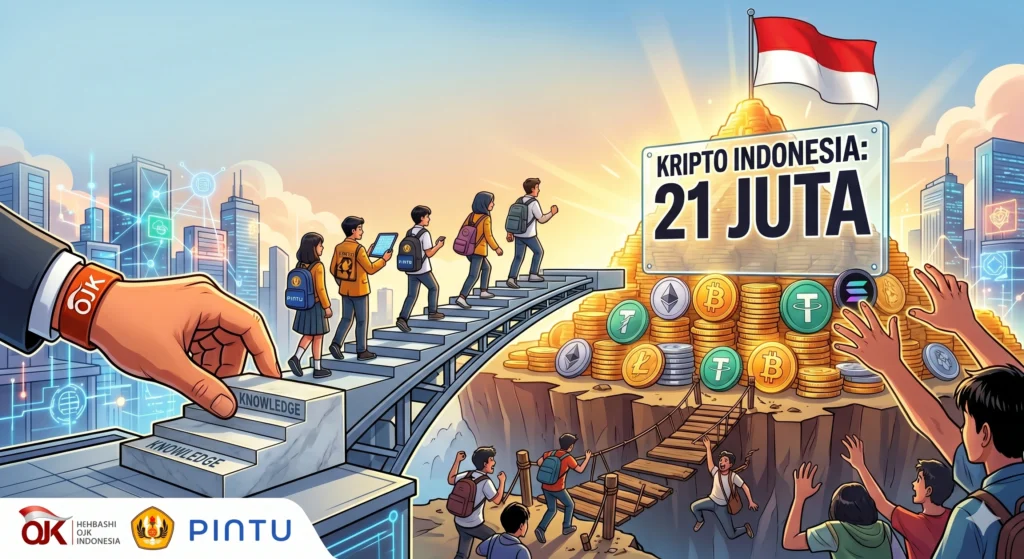 Kalahkan Investor Saham, Pengguna Kripto RI Tembus 21 Juta di Tengah Ancaman Kesenjangan Literasi