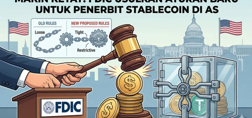 Makin Ketat! FDIC Usulkan Aturan Baru untuk Penerbit Stablecoin di AS