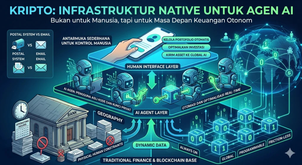 Mengapa Kripto Lebih Cocok untuk Agen AI?