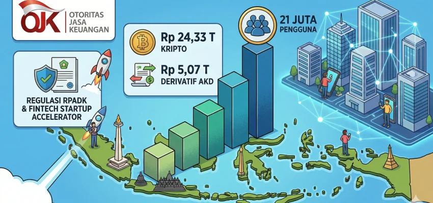 Jumlah Investor Kripto RI Tembus 21 Juta, OJK Catat Transaksi Capai Rp24,33 Triliun