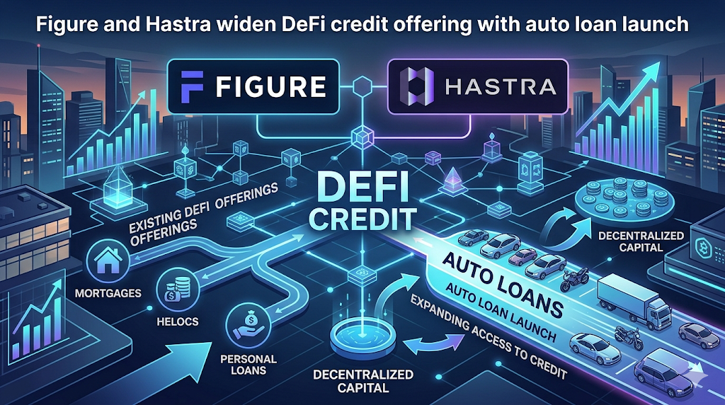 Figure dan Hastra Perluas DeFi dengan Kredit Mobil Berbasis Blockchain