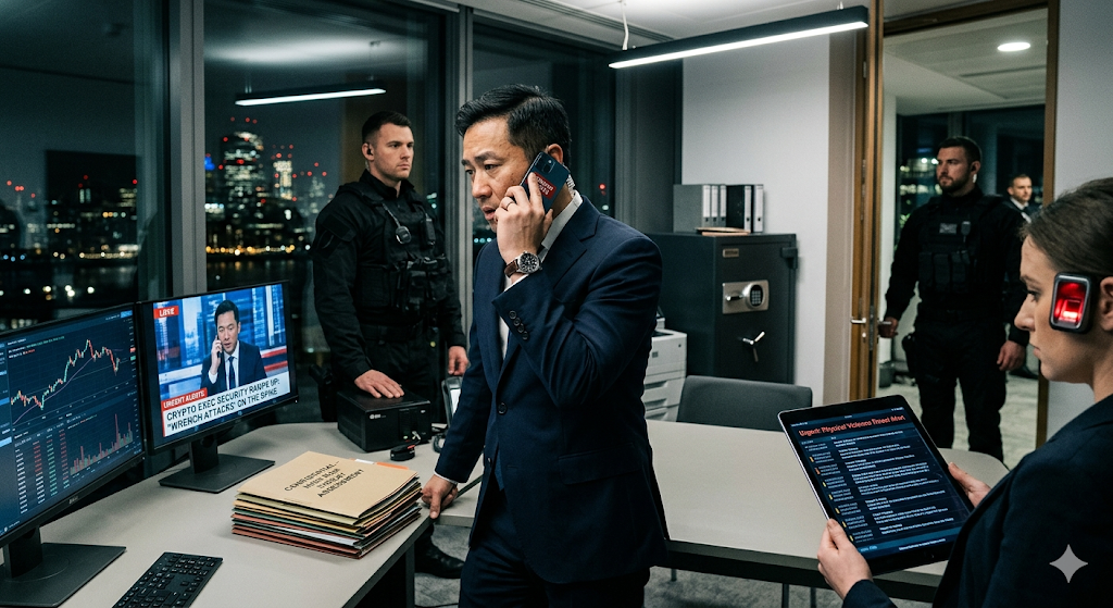 Eksekutif Kripto Tingkatkan Keamanan Pribadi di Tengah Lonjakan Serangan “Wrench Attack”