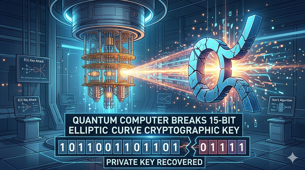 Komputer Kuantum Berhasil Retas Kunci Kriptografi 15-bit