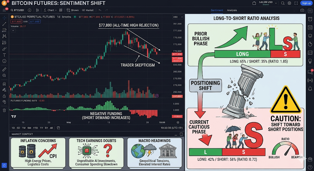 Sinyal Hati-Hati dari Bitcoin Futures, Trader Masih Ragu