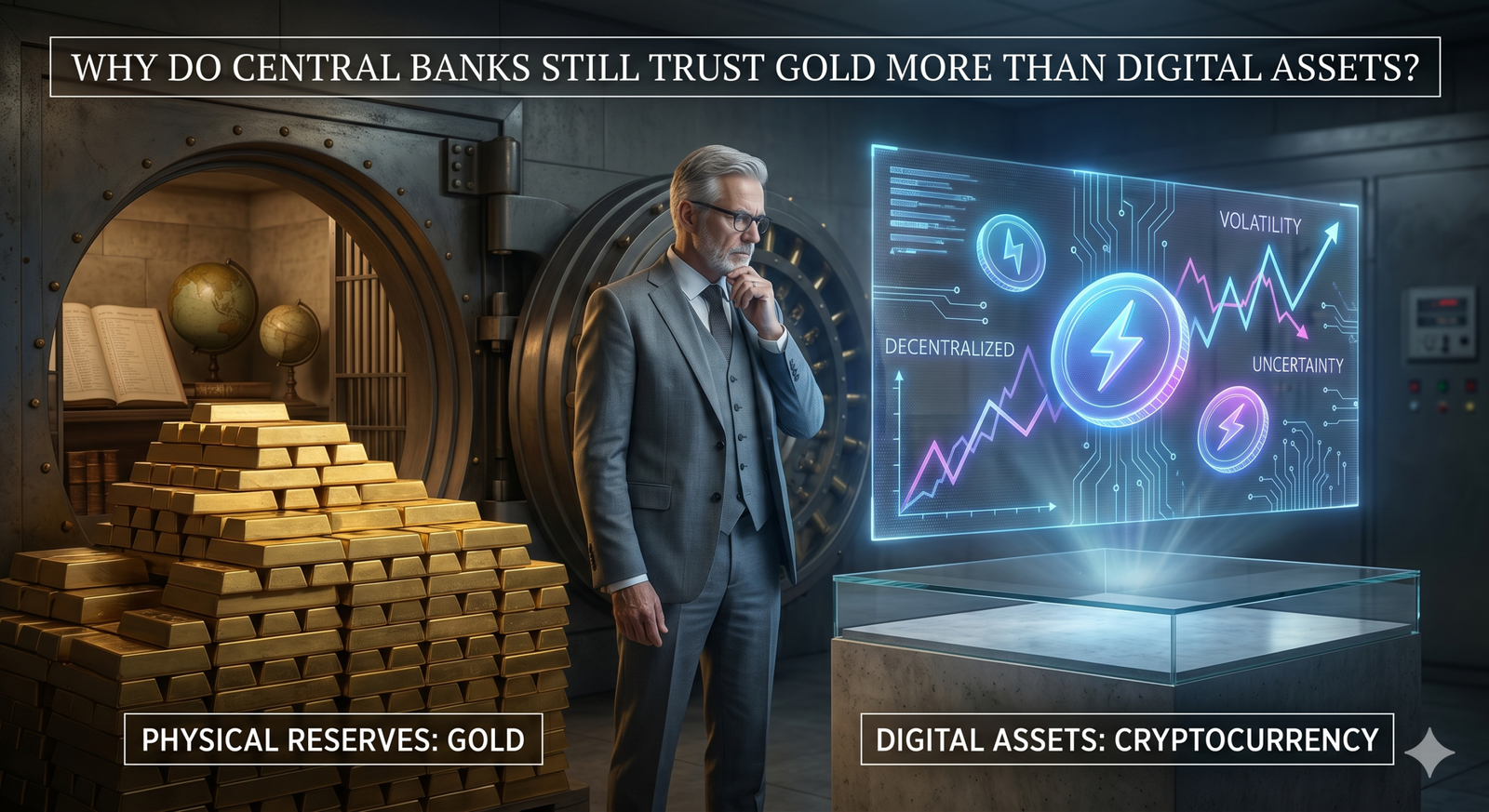 Mengapa Bank Sentral Masih Lebih Percaya Emas daripada Aset Digital?