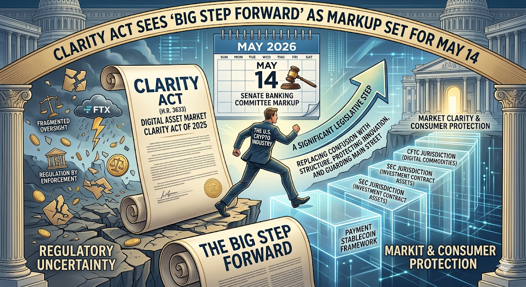 CLARITY Act Masuk Tahap Penting, Voting Dijadwalkan 14 Mei
