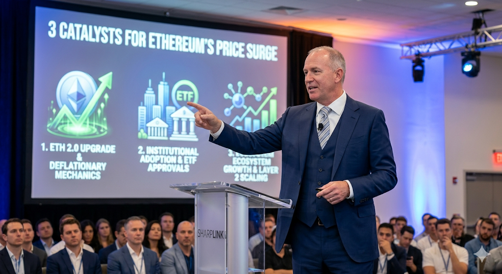 CEO SharpLink Ungkap 3 Faktor yang Bisa Membuat Harga Ethereum Melonjak