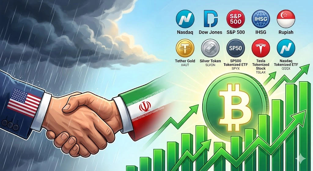 Tensi AS-Iran Mereda, Kepercayaan Investor Pulih: Saham Global dan Kripto Kompak Menguat