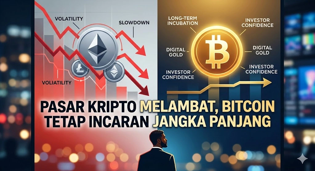 Pasar Kripto Melambat, Bitcoin Tetap Jadi Incaran Utama Investor Jangka Panjang