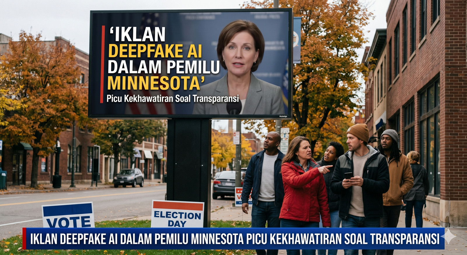 Iklan Deepfake AI dalam Pemilu Minnesota Picu Kekhawatiran Soal Transparansi