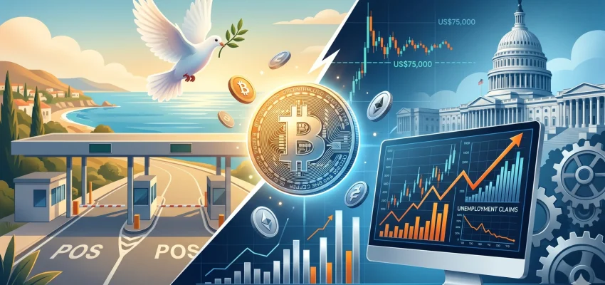 Gencatan Senjata Kerek Bitcoin Lewati US$75.000, Namun Laju Tertahan Data Ekonomi AS