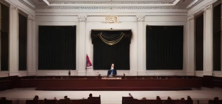 {"prompt":"A White House podium with Donald Trump addressing a Senate chamber, surrounded by crypto leaders holding digital tokens, with a large screen displaying the CLARITY Act text and cryptocurrency symbols. realistic professional crypto news illustration, modern editorial photography, serious atmosphere, high detail, wide horizontal composition, no text, no letters, no logo, no watermark.","originalPrompt":"A White House podium with Donald Trump addressing a Senate chamber, surrounded by crypto leaders holding digital tokens, with a large screen displaying the CLARITY Act text and cryptocurrency symbols. realistic professional crypto news illustration, modern editorial photography, serious atmosphere, high detail, wide horizontal composition, no text, no letters, no logo, no watermark.","width":886,"height":665,"seed":42,"model":"sana","enhance":false,"nologo":true,"negative_prompt":"undefined","nofeed":false,"safe":false,"quality":"medium","image":[],"transparent":false,"isMature":false,"isChild":false,"trackingData":{"actualModel":"sana","usage":{"completionImageTokens":1,"totalTokenCount":1}}}