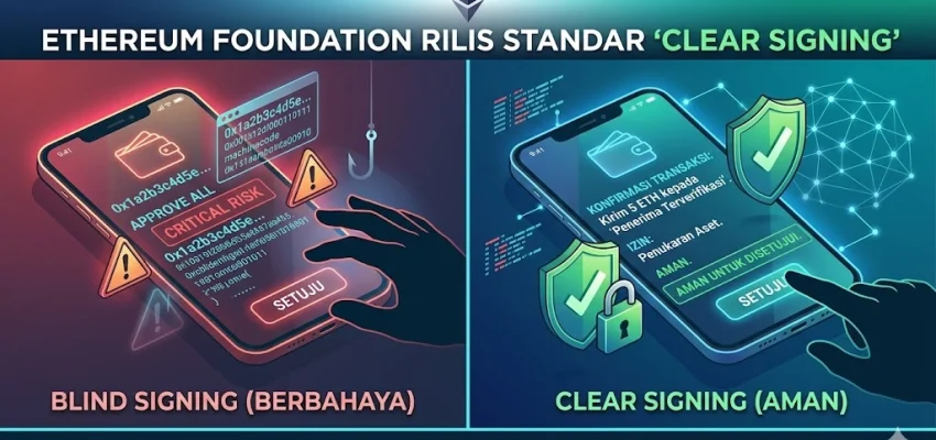 Ethereum Foundation Rilis Standar 'Clear Signing', Cegah Pengguna Kripto dari Transaksi Berbahaya
